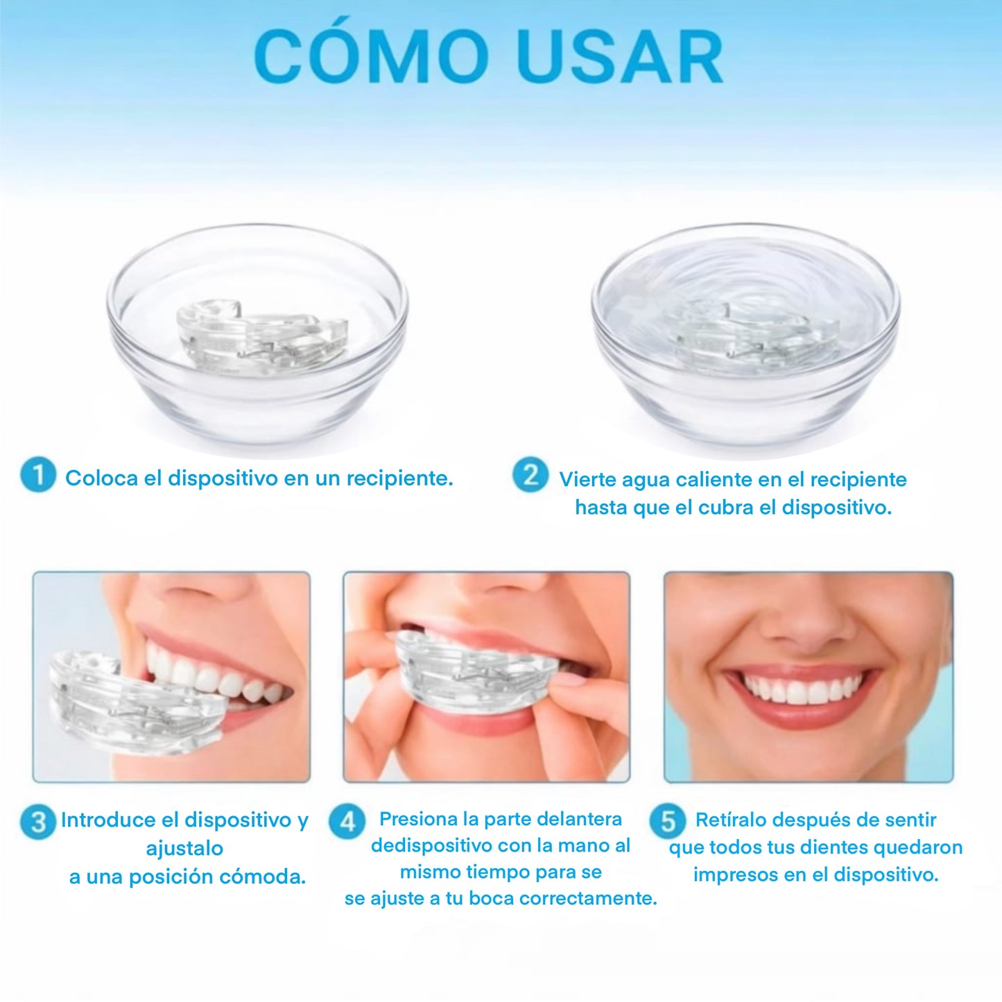 DISPOSITIVO ANTI-SNORE | DESCANSA SIN RONQUIDOS