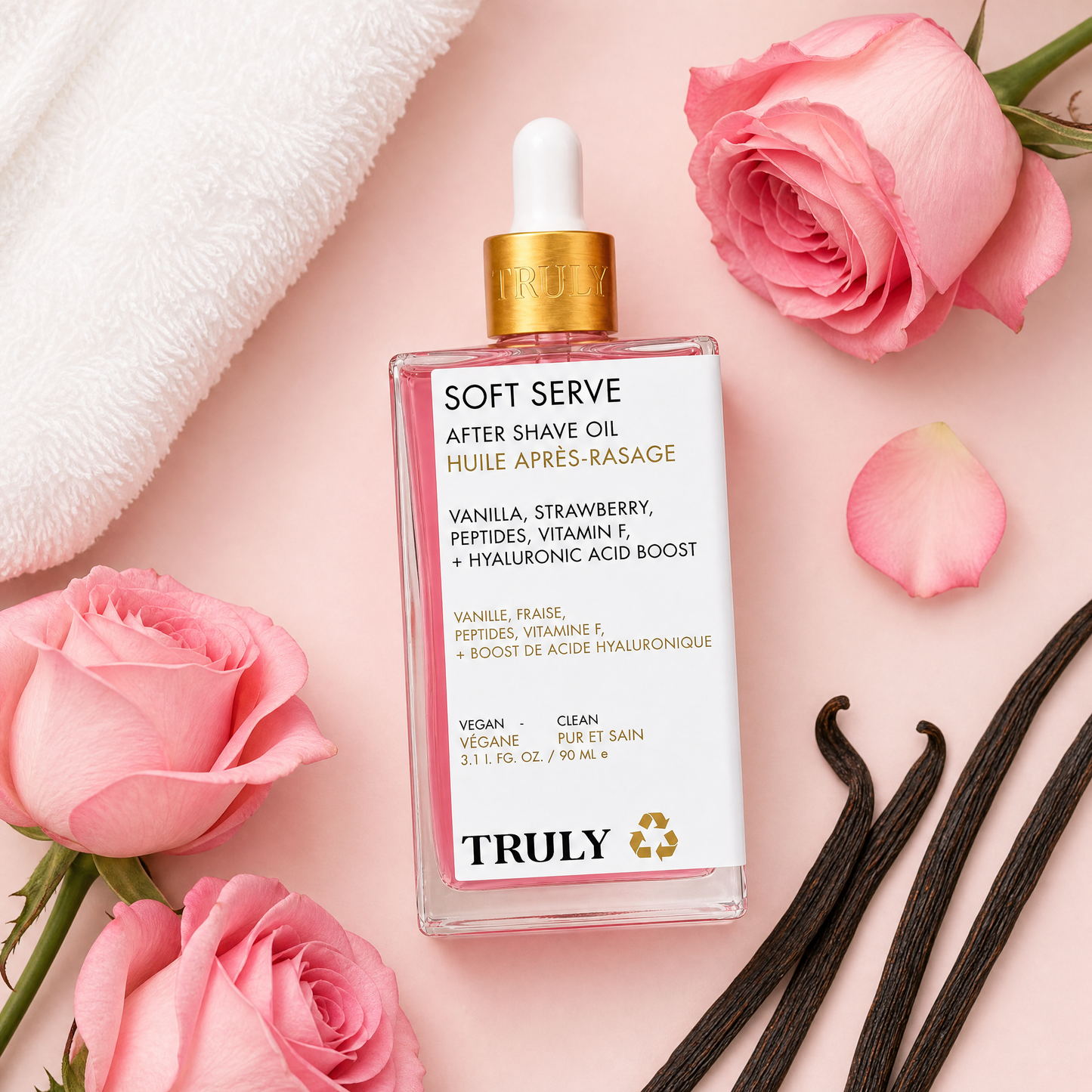 Aceite Truly Premium — Piel Suave, Clara y Sin Irritación